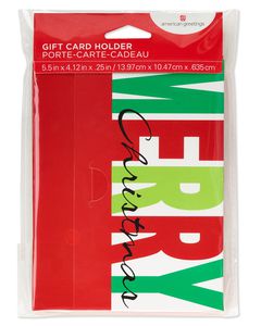 Merry Christmas Gift Card Holder
