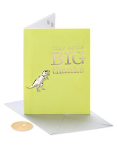 Tiny Arms Trex Funny Thank You Greeting Card 