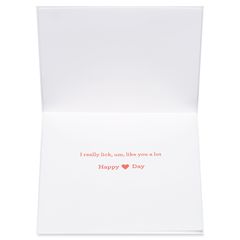 Kiss Kiss Funny Valentine's Day Greeting Card