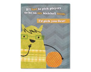 Kickball Thinking of You Card