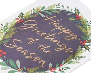 Greetings of the Season Christmas Cards Boxed, 14-Count