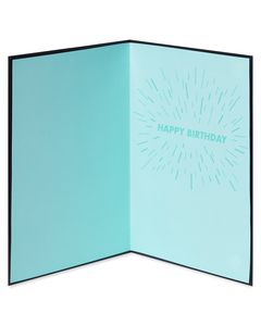 Peacock Birthday Greeting Card 