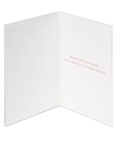 Wishes from the Heart Holiday Greeting Card 
