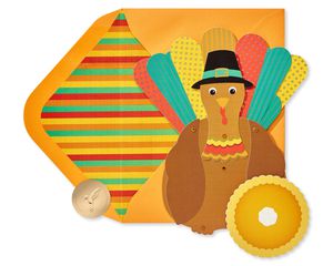 Gobble Up Thanksgiving Greeting Card