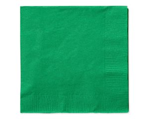 festive green beverage napkins 50 ct