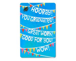 hooray graduation card