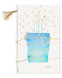 Kathy Davis Dandelion Birthday Card