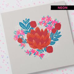 Floral Valentine's Day Card