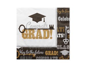 Graduation Lunch Napkins, 16-Count