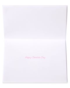 Happy Chocolate Day Valentine's Day Greeting Card