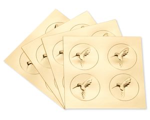 Gold Border Thank You Boxed Blank Note Cards and Envelopes, 16-Count