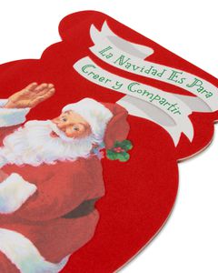 Creer y Compartir Christmas and Feliz Navidad Card