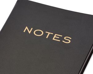Eccolo Black & Gold Notes Journal