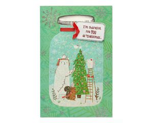 Woodland Creatures Christmas Card