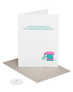 best and worst news mother's day card