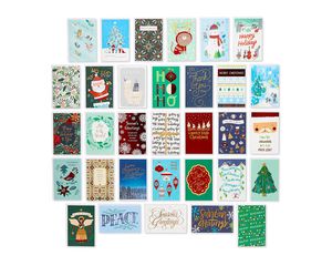 Holiday Deluxe Greeting Card Bundle, 32-Count
