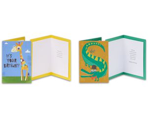 Kids Birthday Greeting Card Collection, 8-Count