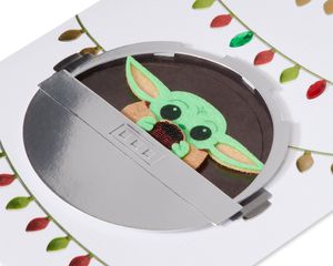Baby Yoda Star Wars Christmas Greeting Card 