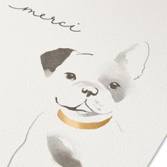 French Bulldog Thank You Greeting Card