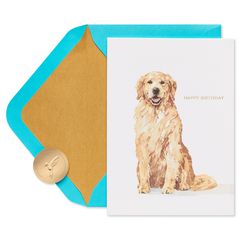 Celebrate and Enjoy Dog Birthday Greeting Card