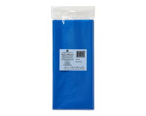 royal blue plastic table cover 54 in. x 108 in.