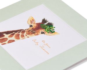 Giraffe Baby Shower Greeting Card 