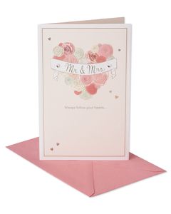 Mr and Mrs Wedding Card 