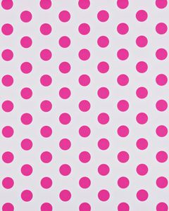Reversible Wrapping Paper, Pink and Polka Dots
