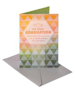Religious God's Plan Graduation Card