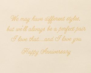 Different Styles Anniversary Greeting Card