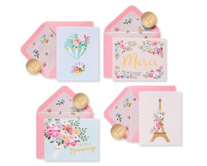 Parisian Blank Cards with Envelopes, 20-Count
