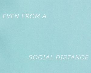 From A Social Distance Thinking of You Greeting Card
