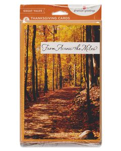 Across the Miles Thanksgiving Card, 6-Count