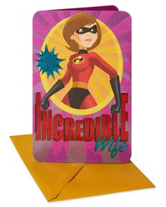 The Incredibles Mother's Day Card for Wife