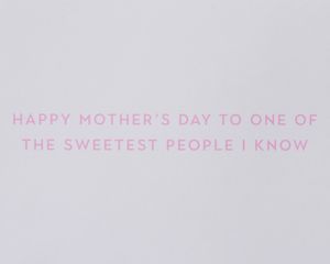 One of The Sweetest Mother's Day Greeting Card