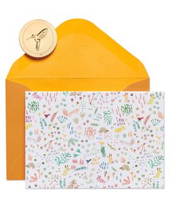 Plants and Critters Boxed Blank Note Cards with Envelopes, 14-Count