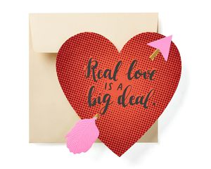 Romantic Real Love Valentine's Day Card