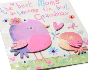 Colorful Birds Mother's Day Card for Grandma