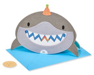 Birthday Shark Birthday Greeting Card  