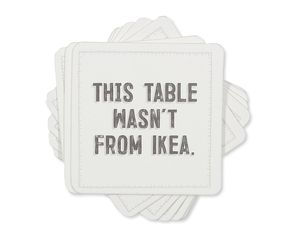 not from ikea coasters (set of 8)