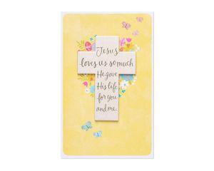 Religious Love and Grace Easter Card