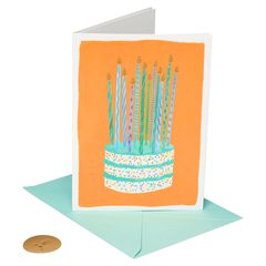 Confetti Cake Birthday Greeting Card
