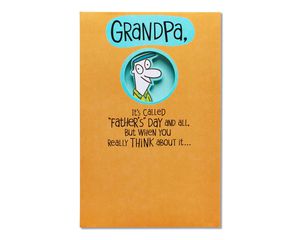 Promoted Father's Day Card for Grandpa