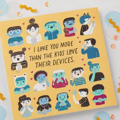 Funny Devices Father's Day Card for Husband