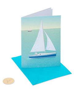 Sailboat Birthday Greeting Card