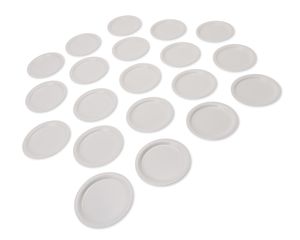 white paper dinner plates 20 ct