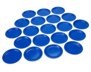 royal blue dinner round paper plate 20 ct