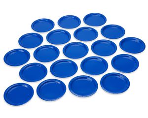 royal blue dessert round paper plate 20 ct