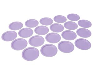 lavender dessert round plate 20 ct