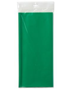 festive green plastic table cover 54in x 108in